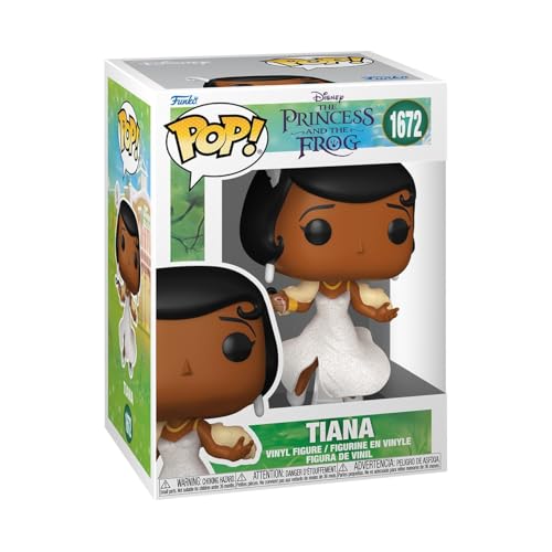 Funko Pop! Disney: The Princess Tiana And The Frog - Tiana With Glitter - Princess And The Frog - la Principessa e il Ranocchio - Figura in Vinile da Collezione - Idea Regalo - Cartoon Fans