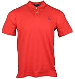  Ralph Lauren Custom Fit Polo - Rot - Größe M