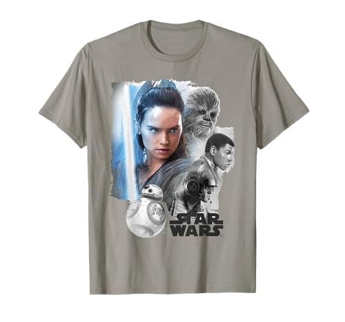 Star Wars Last Jedi Rey & the Team Are Ready Graphic T-Shirt T-Shirt