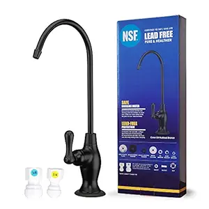 NSF Certification Water Filtration Reverse Osmosis Faucet (Oil Rubbed Bronze) Lead-Free Advanced RO Tap for Drinking, Kitchen Sink Cooking, Cleaning | Safe, Healthier