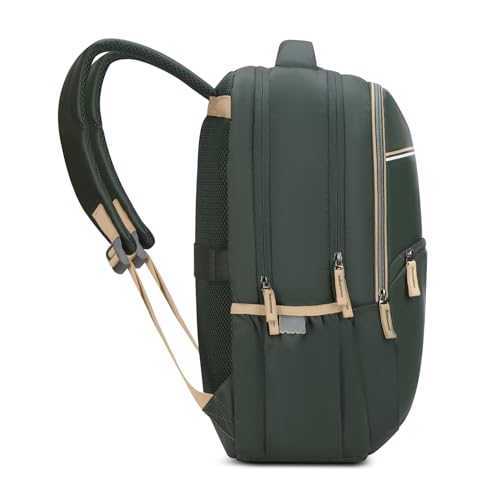 Image of Skybags Thrive 17 Inch Compatible Laptop Backpack 30L | 3 Compartments with Quick-Access Front Pocket | Padded Back Panel & Side Bottle Pockets | Office & Travel Backpack for Men & Women