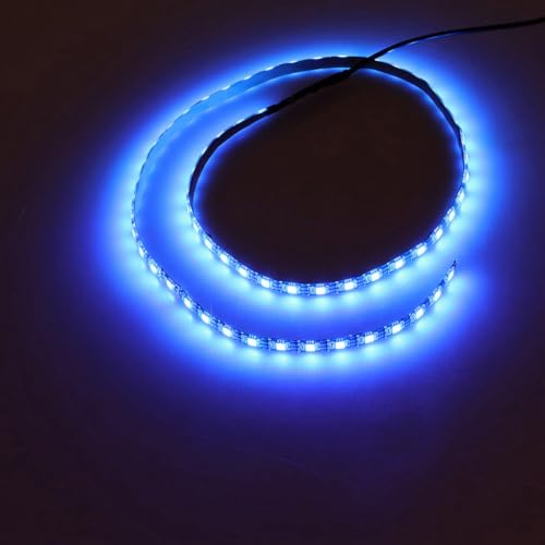 Tira LED flexible RGB 1m control USB para TV y armario miniatura 3