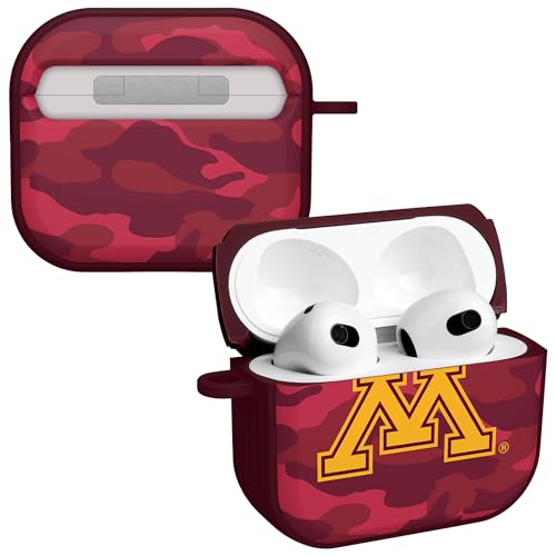 AFFINITY BANDS Minnesota Golden Gophers Camo HDX Case Cover Compatible with Apple AirPods Generation 3