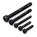 100 Pcs M3-0.5 x 8mm Socket Head Cap Screws, 12.9 Grade Alloy Steel, Black Oxide Finish, DIN 912, Full Thread, Hex Drive Socket Cap Bolts for Automotive, CNC, Industrial
