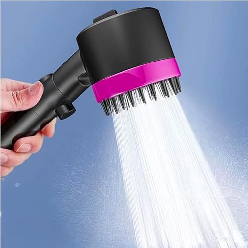 081 Store - Soffione doccia alta pressione,Soffione doccia con filtro, doccetta massaggiante con 3 modalità di getto, Soffione con funzione di arresto
