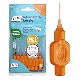 TePe Interdentalbürste, Original, Orange, 0,45 mm/ISO 1, 8 Stk., Plaque-Entfernung, effiziente Reinigung der Zahnzwischenräume, für kleine Zahnlücken