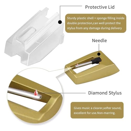 Stylet diamant pour platines vinyles avec installation facile - 4