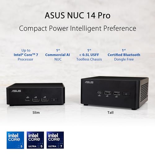 Asus NUC Barebone NUC14RVKI3 Revel Canyon Revel Canyon i3 NUC - 2