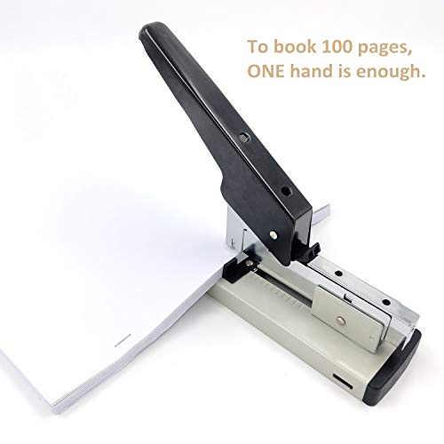 image for KongJee 100-Sheet Heavy Duty Stapler with 1000 Staples, Paper Stapler,