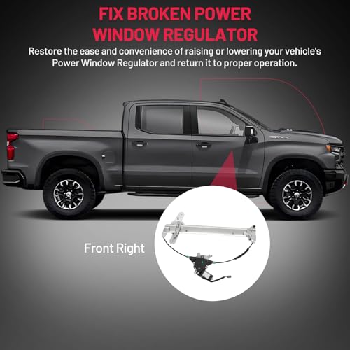 Image of BDFHYK 741-686 Power Window Regulator with Motor Front Left Compatible with Lincoln Town Car 1998-2011