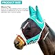 APOMOONS Fliegenmaske Pferd UV Schutz, Super Comfort Stretchy Pferdefliegenmaske mit Ohrenschutz, Fliegenhaube Pferde Fliegenmaske Horse Fly Mask, Large Eye Space (L)