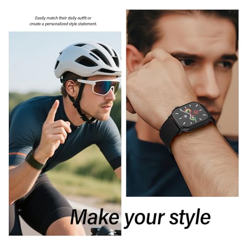 Nylon Stretchy Sport Loop Band Compatible with Apple Watch Bands 40mm 38mm 42mm 41mm 44mm 45mm 46mm 49mm Women Men, Magnetic Clasp Elastic Strap for iWatch Series 11 10 9 8 7 6 5 4 Ultra SE 3 2 by TreasureMax - Image 7