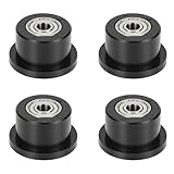 Fockety Rollenrad für Fitnessgeräte, 4 Stück, 42 ​​mm, Kunststoffrolle, Metalllager, Polyurethan Rolle für Heim Fitnessgeräte, für Abgenutzte Komponenten von Trainingsgeräten