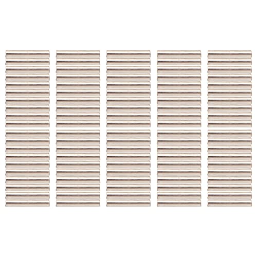 Gavigain 100 Pcs Single Barrel Crimp Sleeves Kit, Single Barrel Copper Crimp Sleeves Fishing Line Connectors Good Fixation Fishing Line Tube Connectors for Fishing (2.8#)