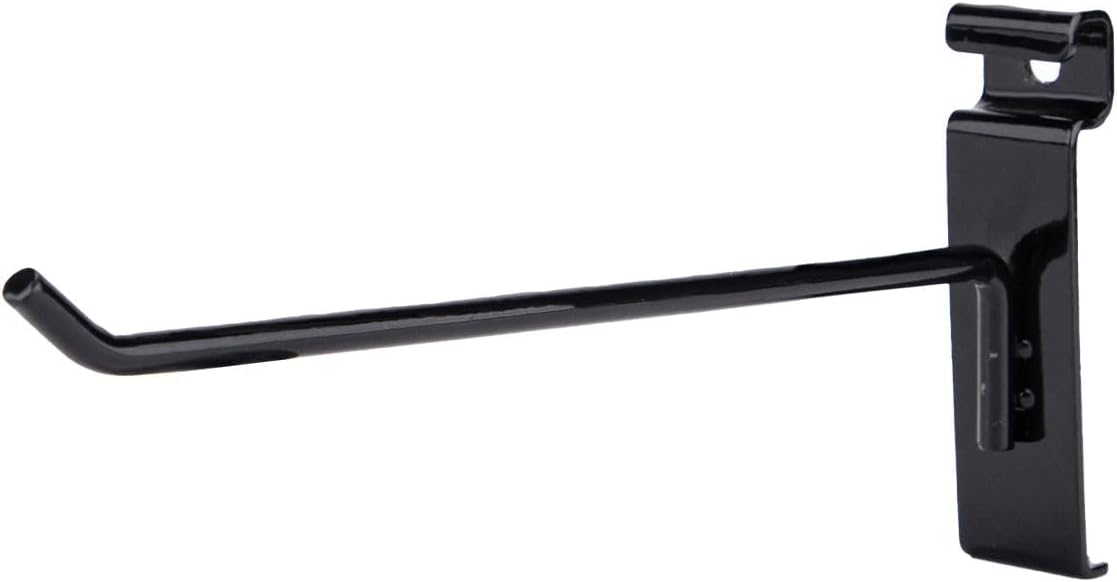 SSWBasics 8 inch Black Peg Hook for Wire Grid - 25 Count