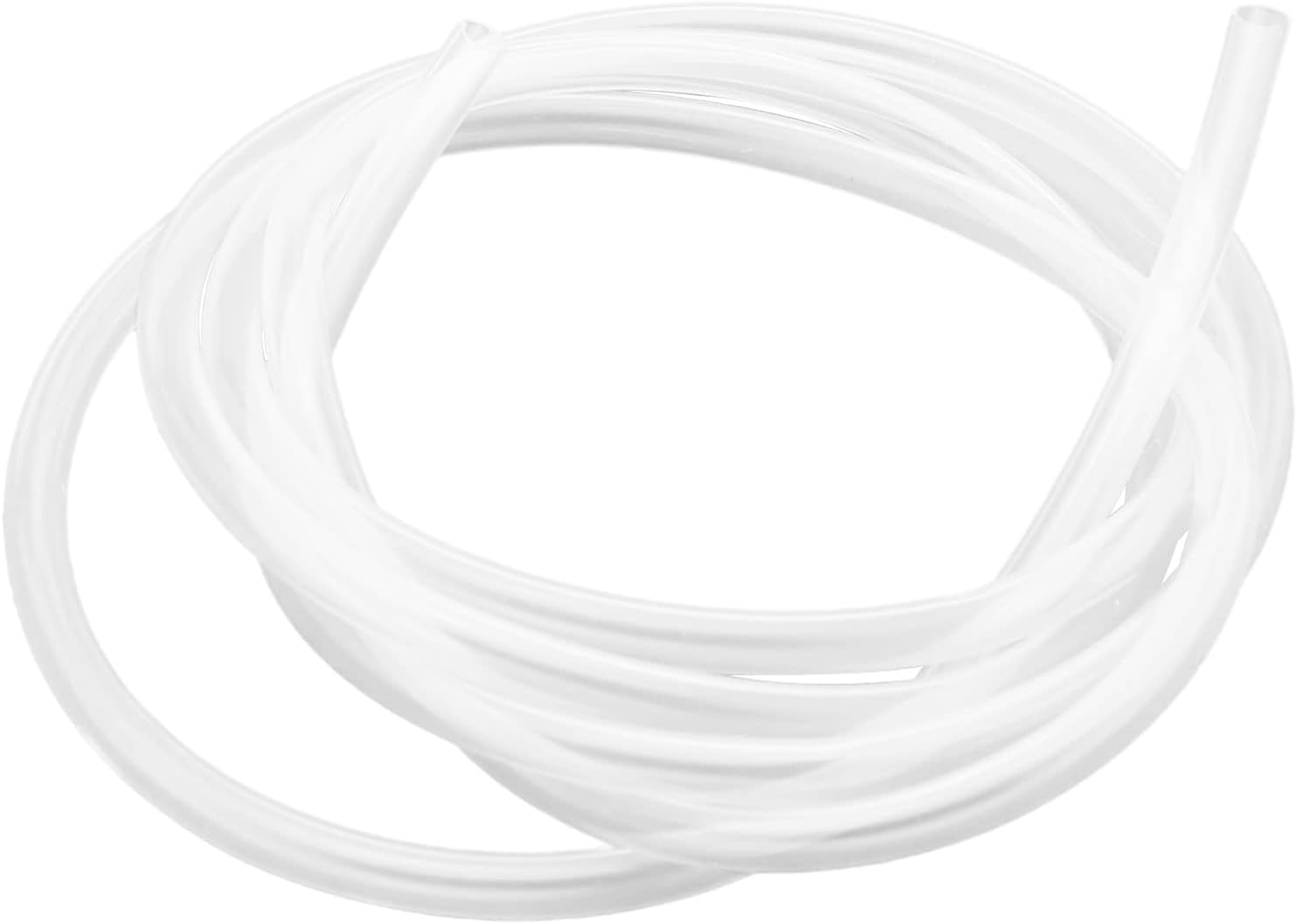 Silicone Tube 6mm ID X 8mm OD Flexible Food Grade Silicone Rubber Tubing 6M/236in Clear Industrial Plastic Tubing, for Pump Siphoning Draining Irrigation Brewing