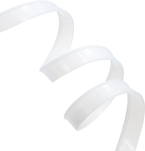 Miniatura 4 de MECCANIXITY Escobilla de goma de repuesto para ventana, vidrio, puertas de ducha, limpieza de paredes de azulejos, 9.84 pulgadas, color blanco