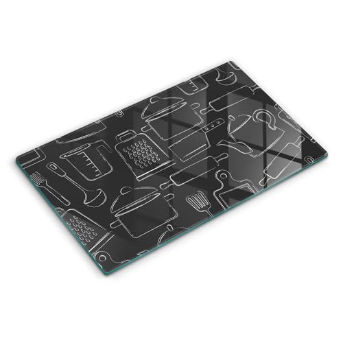 Plaque de protection induction haute résistance 52x30cm Wallfluent durable - 2
