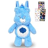 Care Bears Grumpy Bear Plushie Backpack Set - Bundle with 17