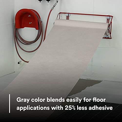 3M Dirt Trap Protection Material 37852, Gray Color, Nonwoven, Overspray Protection, Traps Dust And Debris, Clean, 28 In X 300 Ft #TOP6