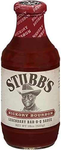 Stubb's Hickory Bourbon BBQ Sauce, 18 oz