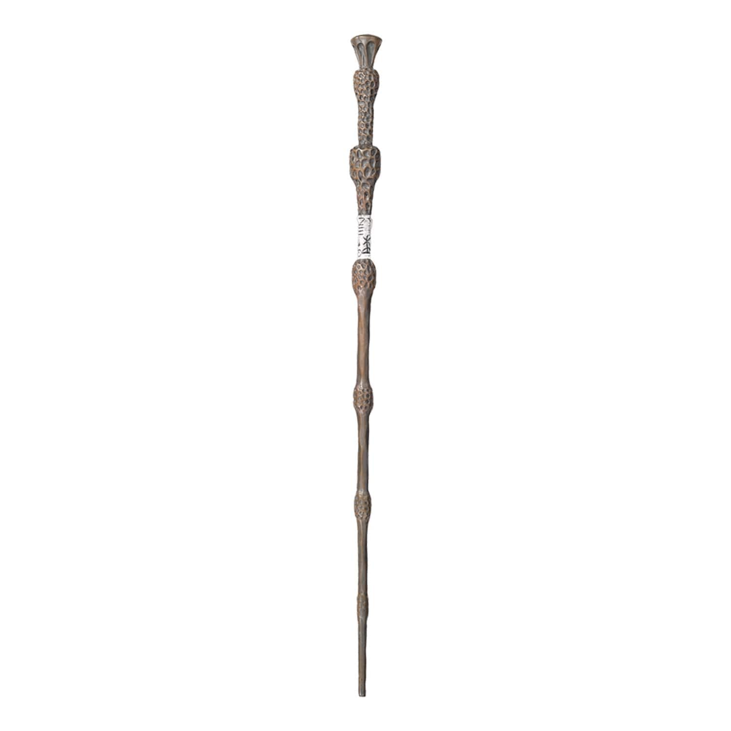 The Noble Collection - Professor Albus Dumbledore Character Wand - 16in (40cm) Wizarding World Wand With Name Tag - Harry Potter Film Set Movie Props Wands
