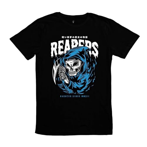Photo de MAHPQC Unisex Kids Adult Male Female Skull Skeleton Grim Reaper Death Cool T-Shirt