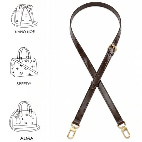 Image of Leather Purse Strap Replacement Crossbody Handbag Long Adjustable