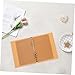 Angoily 1Set Paper Album Cover Refillable Binder Shell with Pages Notebook Cover Protector for Organizing Files and Documents