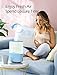 Homasy Cool Mist Humidifier Diffuser, 2.5L Essential Oil Diffuser, Top Fill Humidifier for Bedroom, Home and Office, Baby Humidifier with Adjustable Mist Output, Sleep Mode, Auto Shut Off