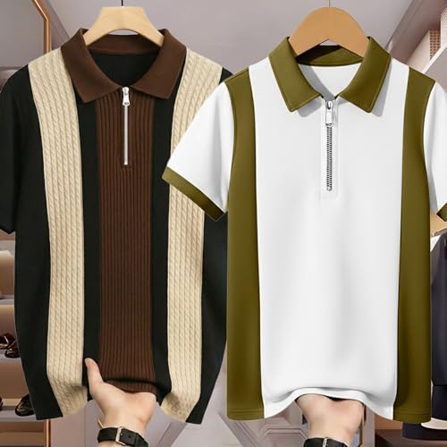 Image of AUSK Men Polo Tshirt with Half Sleeve Regular Fit