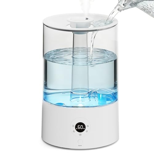 Electactic 4L Top Fill Humidifier for Bedroom, Auto Constant Humidity, Smart Control, Quiet...