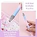 DOPENSPI 1PCS Rhinestone Picker Tool, Refillable Wax Pen with 6PCS Wax Refills Diamonds Art Pens Rhinestone Pickup Tool Nail Diamond Arts Painting Dotting Pen for Nail and Diamond Art Paint