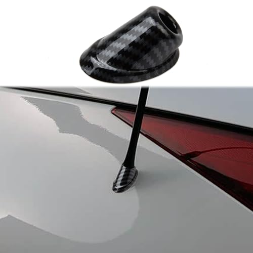 Fewshaw Carbon Fiber Style Antenna Cover Decor Trim Accessories for Nissan 350Z