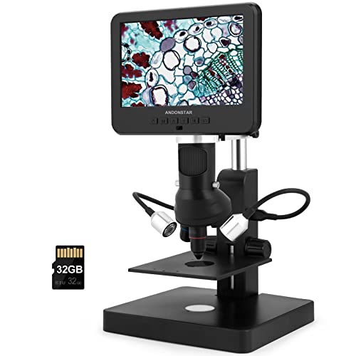 Andonstar AD246SP 4000X UHD 2160P HDMI Digital Microscope for Biological Microscope Kit,PCB Soldering Microscope for Phone Watch Repairing by Andonstar - Used condition - US$70.03