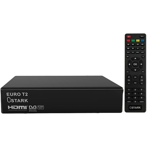 Ostark Euro T2 Receptor Terrestre TDT TDT2 FTA DVB-T2 DVB-C Cover