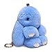 Morbido Peluche Bunny Portachiavi Pompon Keyfob Coniglio Portachiavi Fluffy Pompon Portachiavi Decoration