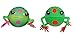 Rhode Island Novelty Blob Frog Squeeze Stress Ball Assorted Colors - (1)