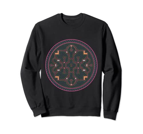Chemise tribale colorée Shipibo - Trippe psychédélique Sweatshirt Cover