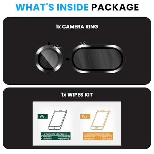 Image of FIRST MART Black Camera Ring Guard Protector for Nothing Phone 4A Pro | Tempered Glass with Metal Alloy Rings, HD Clear, Scratch Resistant, Case-Friendly | Pack of 1