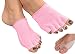 1 Pair Yoga GYM Massage Five Toe Separator Socks Foot Alignment Pain Relief Hot (One Size, A-Purple)