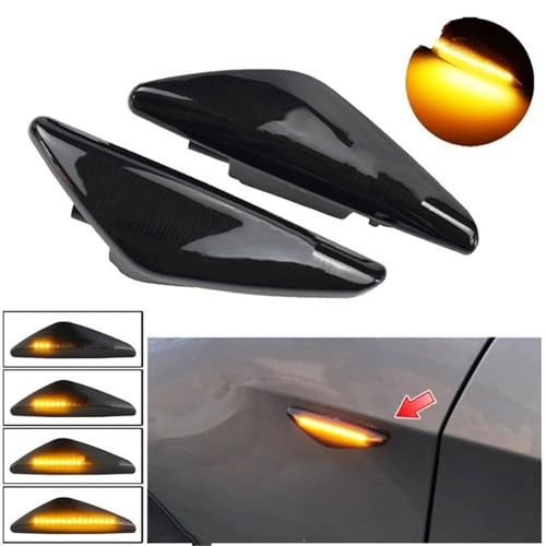Clignotant clignotant lampe pour BMW X3 F25 X5 E70 X6 E71 feu de position latéral 2pc - 5