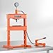 VEVOR Hydraulic Shop Press, 10 T H-Frame Shop Press with Press Plate & H-Shaped Base, Stable Garage Floor Adjustable Hydraulic Press with Relief Valve, Fit for Bending, Straightening & Stamping