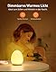 sympa Nachtlicht Kinder Baby Stilllicht Dimmbar mit 8 Farbwechsel, 1H Timer, Speicherfunktion, Bergsteigerhaken, Typ-C-Ladeanschluss Silikon LED Nachttischlampe Ei zum Stillen Schlafen (Weiß)