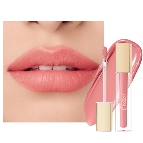 Oulac Flüssiger Lippenstift Matte | Langanhaltender & Kussechter Lippenstife | Rosa Wasserdicht Lip Colour| Cremige vegane Textur | Intensive Pigmentierung | Lippen Make-up 4.5m, M29 Angel Kiss