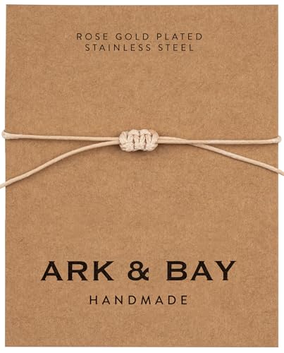 Image of ARK & BAY Christian Charm Bracelet with Inspirational Bible Verse Scripture for Her | Handmade Adjustable Single or Set of 2 | Minimalist Religious Jewelry, Catholic Encouragement Gifts of Faith and Spirituality for Women in Gold or Silver