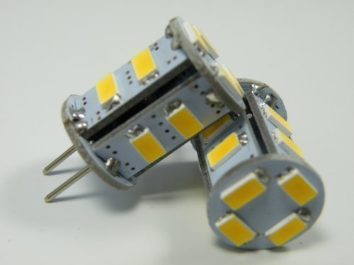 GY6,35 LED Leuchtmittel 12x5630 SMD LED Zylinder warm weiß 220m 2,3W=20W Cover