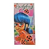 70x140 CM Disney Toalla de Playa Milagrosa Esponja Ladybug Toalla Piscina Niña 1005