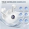 Auriculares inalámbricos, earbuds Bluetooth 5.3 con pantalla digital 4