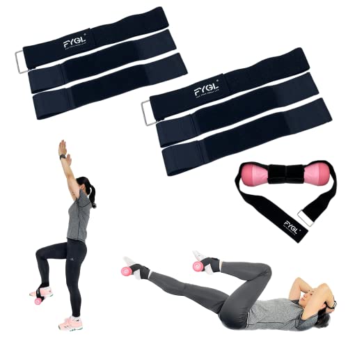 FYGL Weight-Lifting Ankle-Straps Tibialis-Trainer | Ankle-Bands for Booty Workout, Glute Kickbacks, Leg Extensions, Lower Body Strength Training